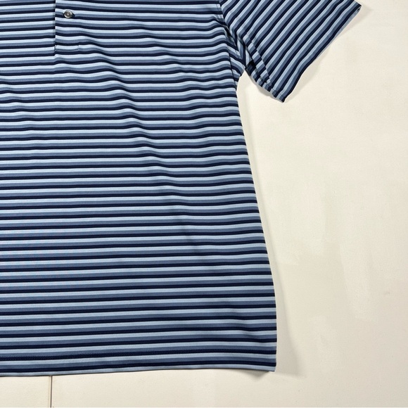 Greyson Polo Shirt Blue Striped Wolf Golf Performance Stretch Men’s XL - Picture 2 of 15